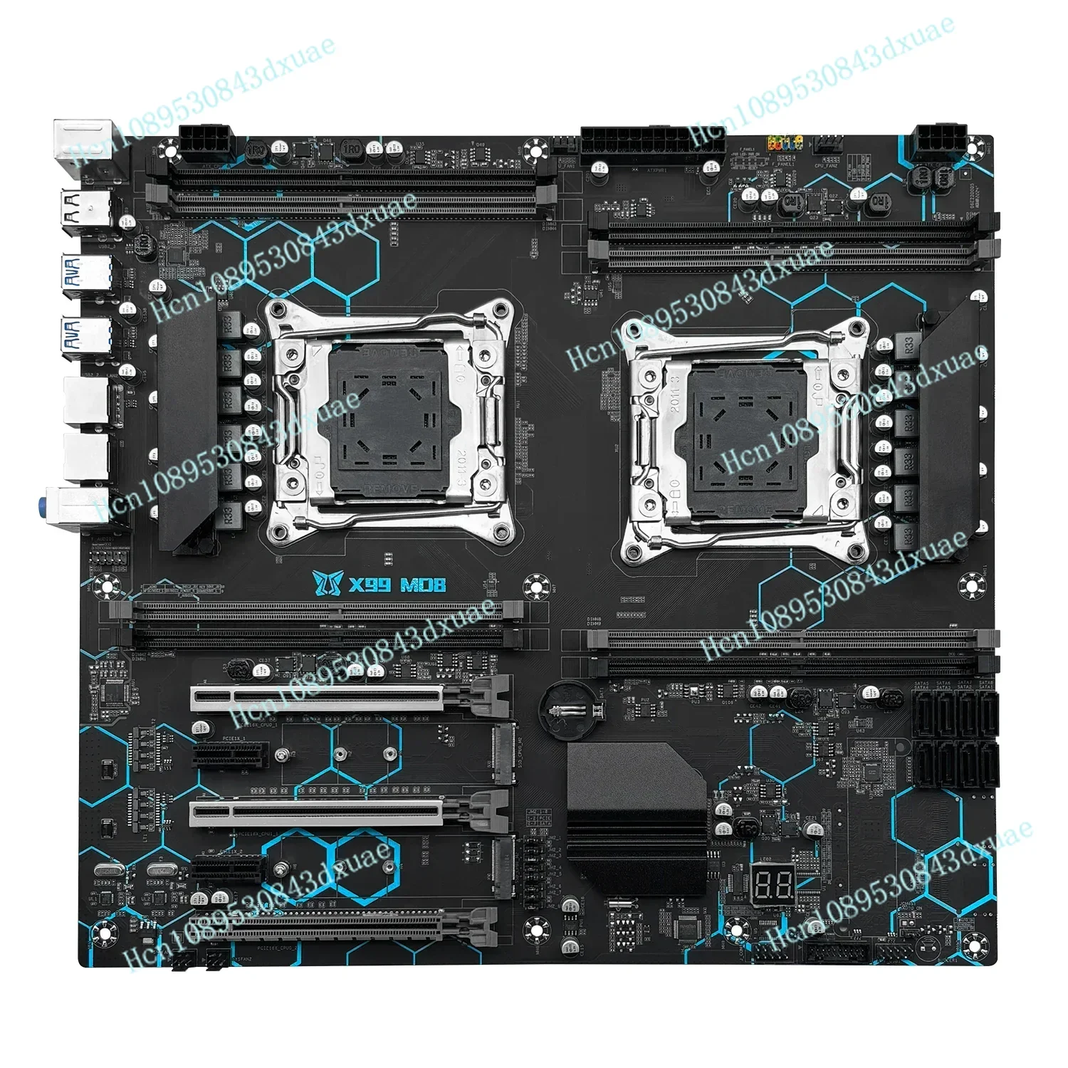 MACHINIST X99 Dual CPU Motherboard Combo LGA 2011-3 Xeon Kit E5 2670 V3 Processor NVME M.2 DDR4 16G*4 RAM 2400MHz USB3.0 X99 MD8