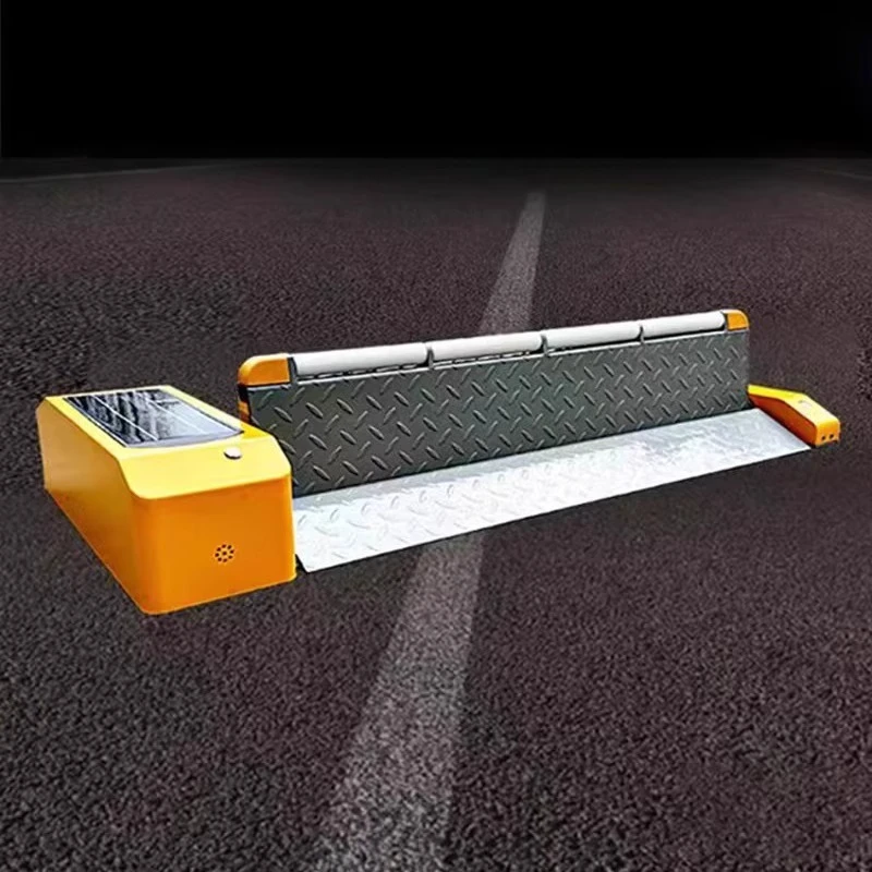Unattended waterproof anti-collision parking space lock, automatic lifting floor lock