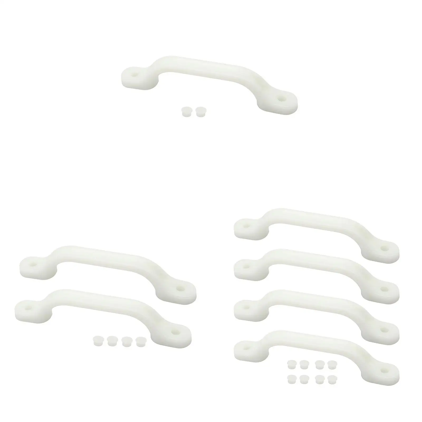 

RV Grab Handle Weatherproof Plastic Entry Door Assist Bar Sturdy Handrail Easy Install for Camper Trailer Motorhome