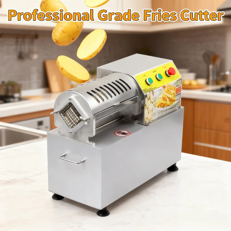 

Картофелерезка из нержавеющей стали, картофелерезка, машина для резки картофеля фри, электрическая машина для резки овощей 110 В 220 В
