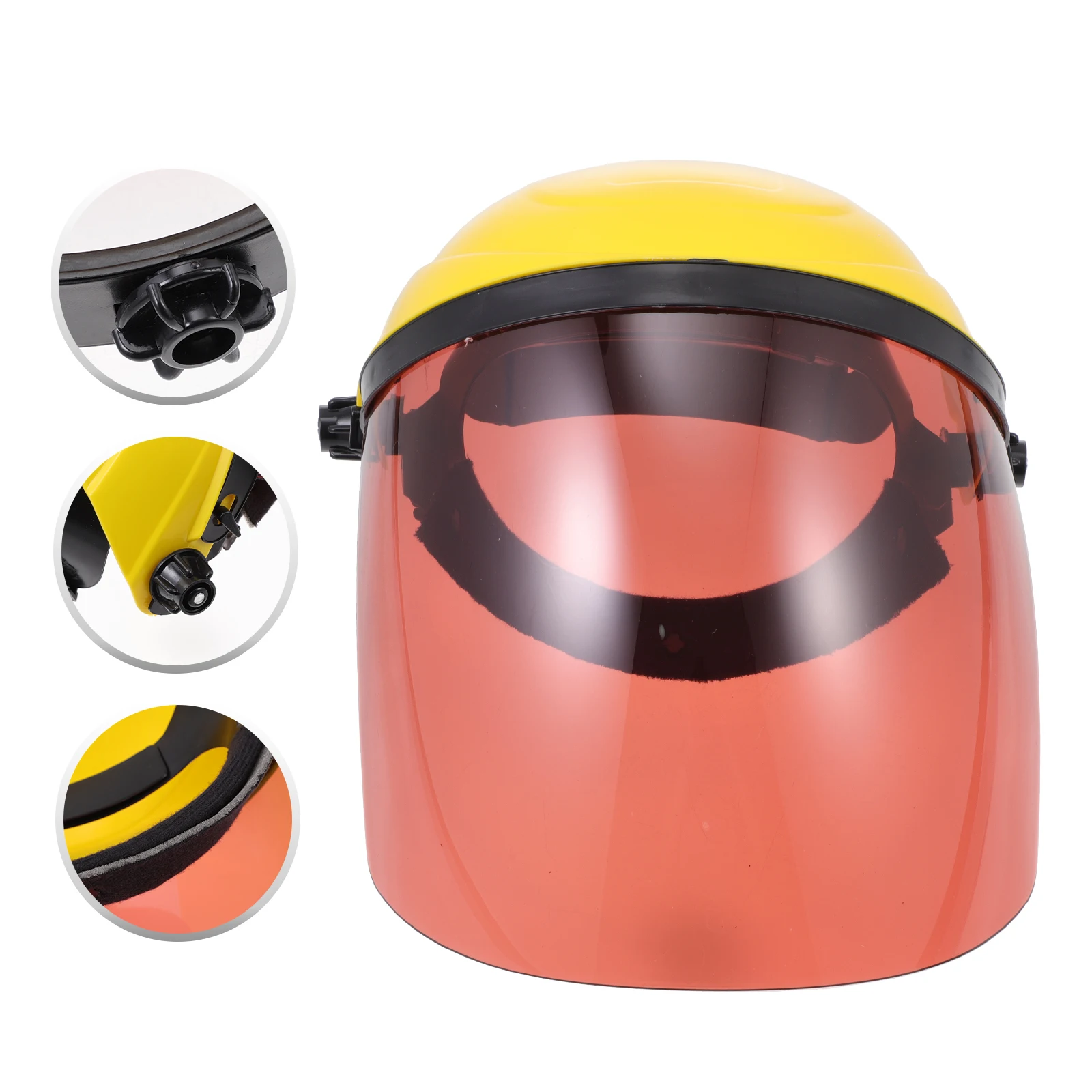 

1pc Welding Face Mask Safety Shield Radiant Heat Sawdust Iron Filings Long Term Quality Material Durable Personal Health Care