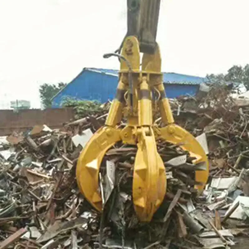 Scrap Metal Claws Factory Price Hot Sale Durable Modeling Grapple Machine Scrap Metal Claws