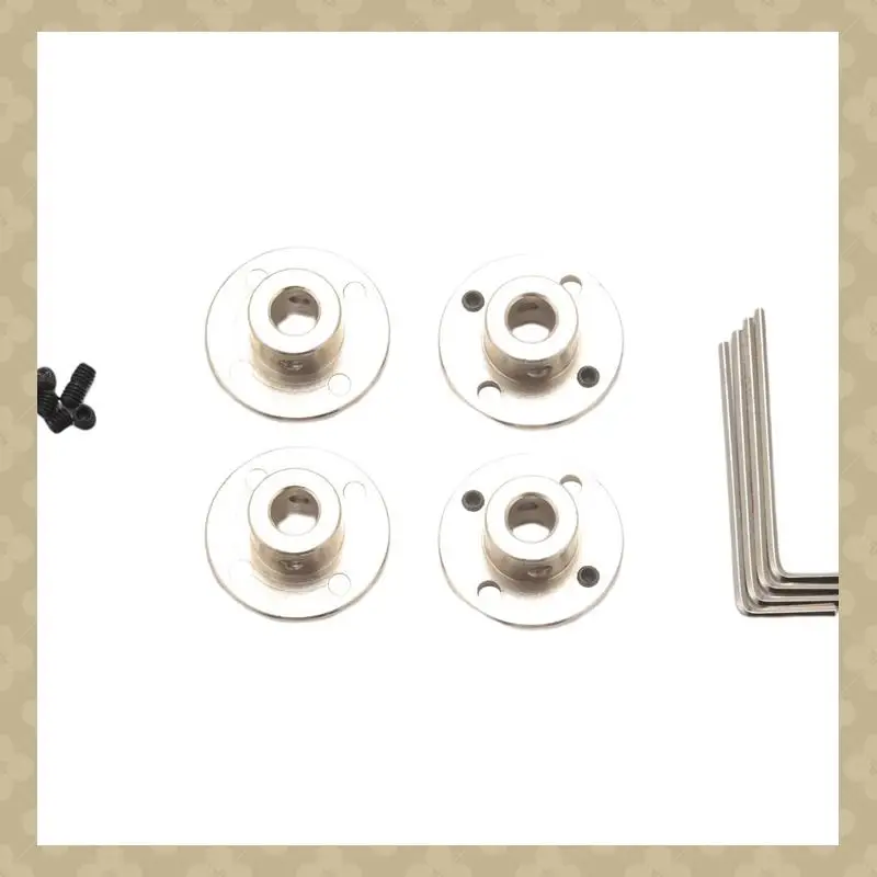 

AB45 8Mm Flange Coupling Connector, Rigid Guide Steel Model Coupler Accessory, Shaft Axis Fittings(8 Pack)