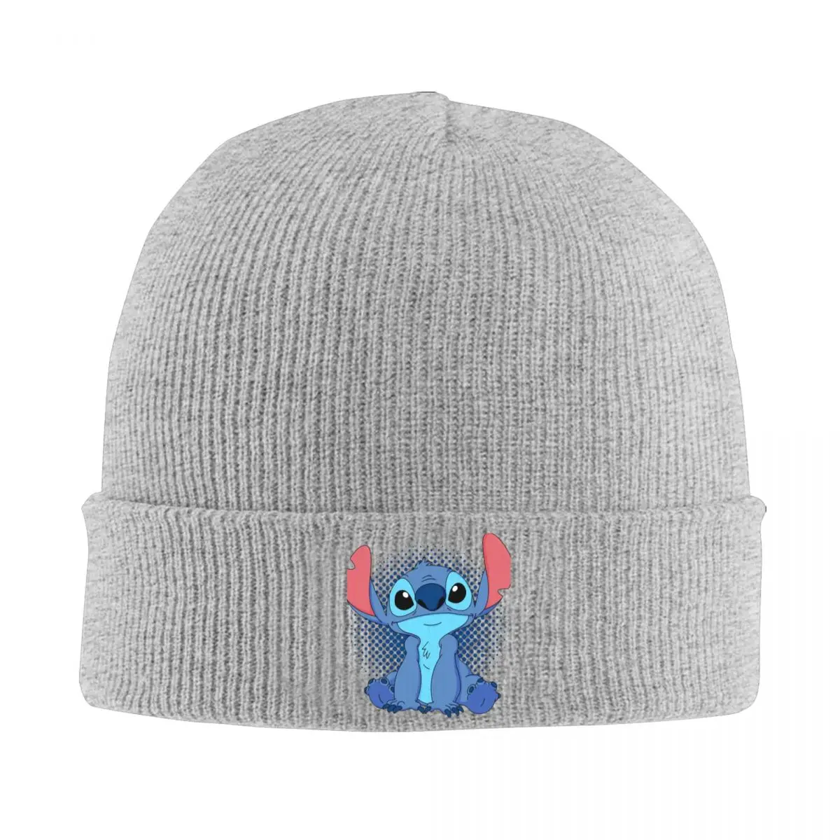 Cute Bonnet Homme Fashion Thin Hat Disney Lilo & Stitch Film Skullies Beanies Caps For Men Women Creative Fabric Hats