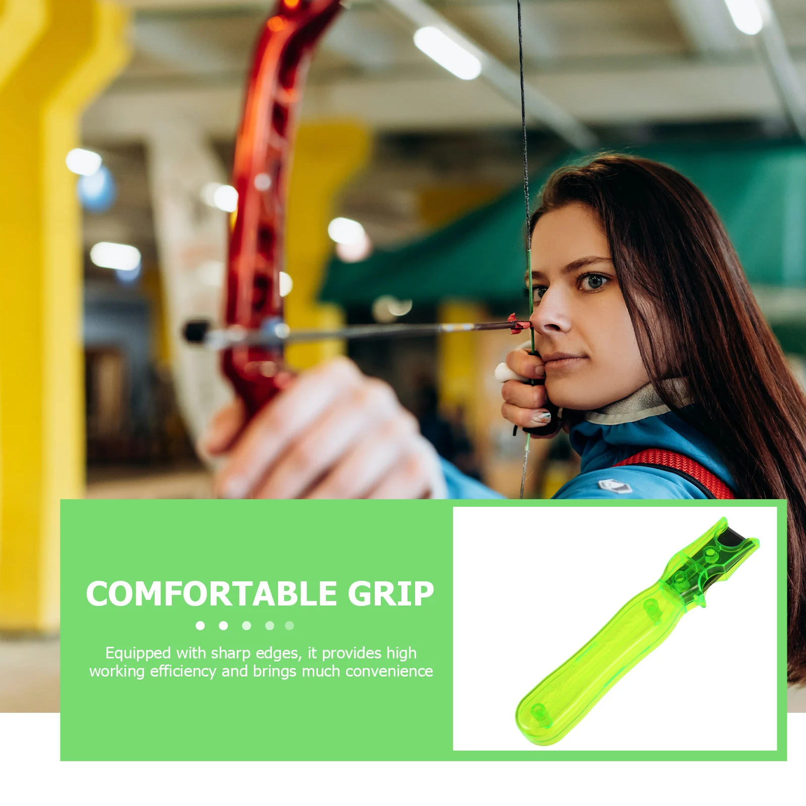 Skrobak do strzał z plastikową rączką, wydajny przyrząd do usuwania lotek, narzędzie do usuwania kleju z trzonków strzał, akcesoria łucznicze.