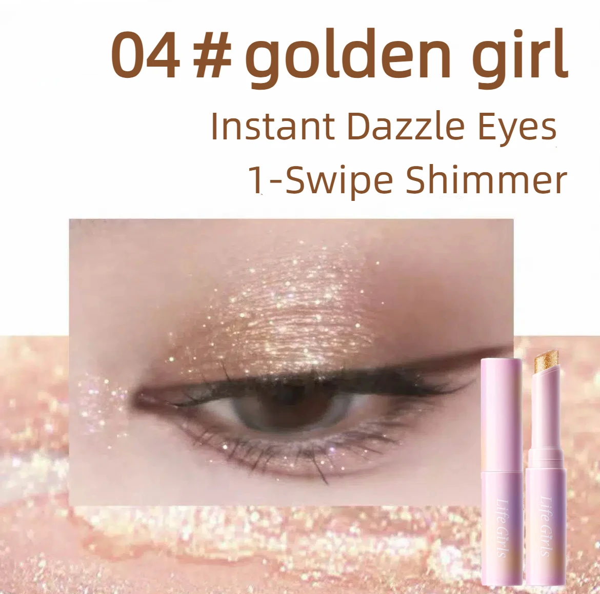 Barra de sombra de ojos rápida y fácil disponible en varios colores Duradera Perfecta para un aspecto diario Ideal para principiantes en maquillaje