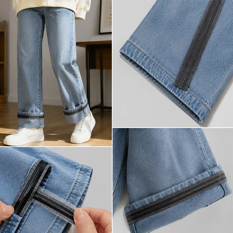Selbstklebendes Hosenkanten-Klebeband zum Aufbügeln für DIY-Näharbeiten und Stoffreparaturen – Detail 6