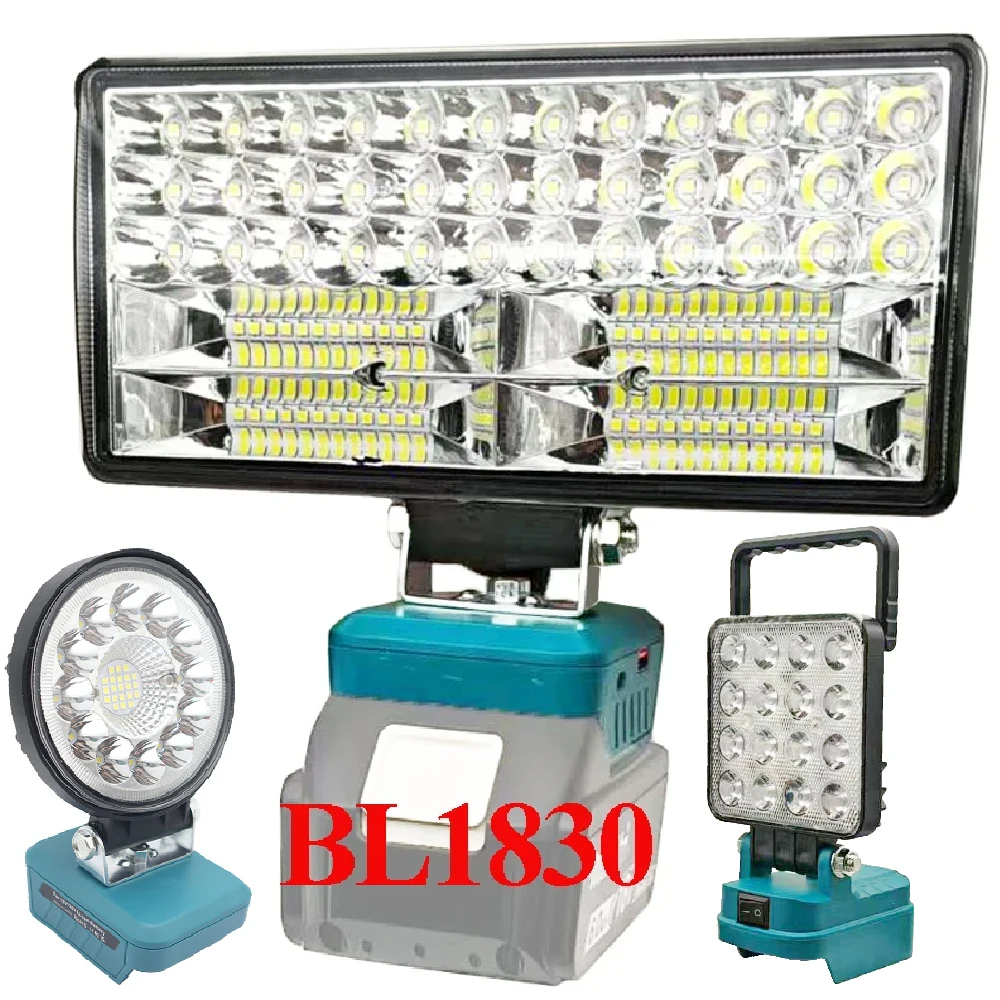 

Запчасти для электроинструментов: светодиодные рабочие фонари для литиевых аккумуляторов Makita 18В, ручные лампы, прожекторы, фонарики, ручные фонари, USB-зарядные устройства