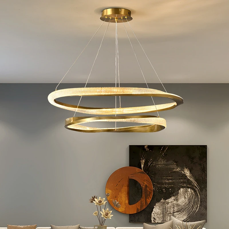 Lampadario di cristallo moderno per la decorazione della casa, lampada a sospensione per scale, lampade a sospensione per soggiorno, illuminazione per interni Byjoemade H2 Store