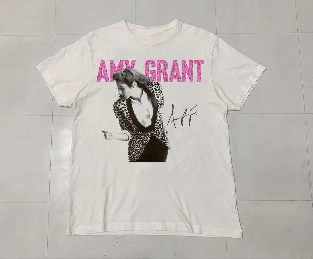 Amy Grant – Unguarded Album Signature White Tee Unisex T-Shirt All Size