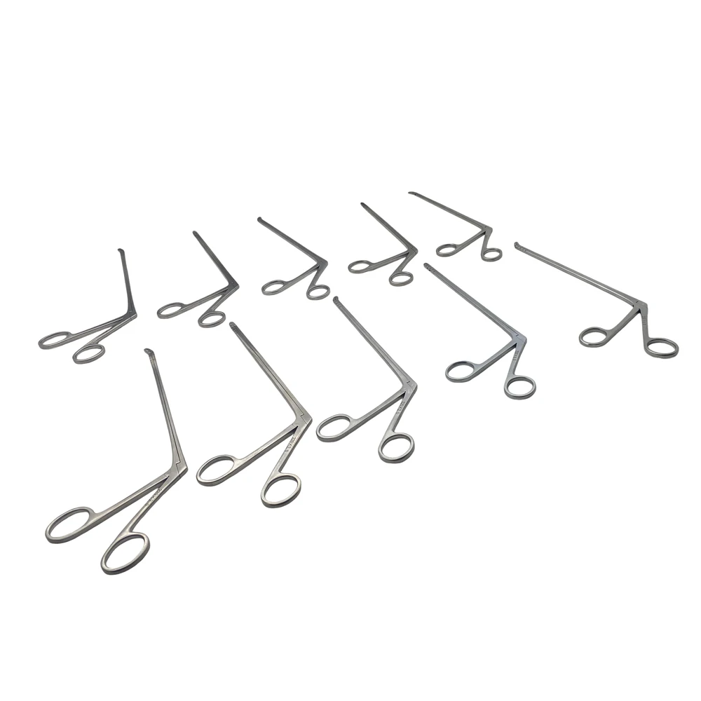 QSWTITAN Nucleus Pulposus Forceps Clamp Veterinary Orthopedic Surgical Instruments Grip width 1mm-4mm