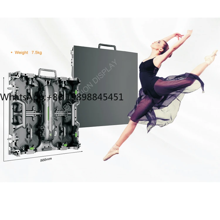 شاشة LED داخلية كاملة الألوان تأجير جدار الفيديو 500*500 مللي متر P2.604P2..976P3.91P4.81 لمرحلة الكنيسة بدقة 4K IP65 #1