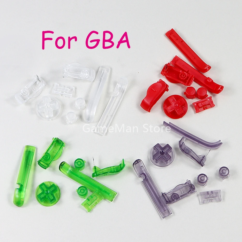 30sets D Pads Power ON OFF Buttons for Gameboy Advance A B L R Buttons Keypads for GBA D-pad Buttons