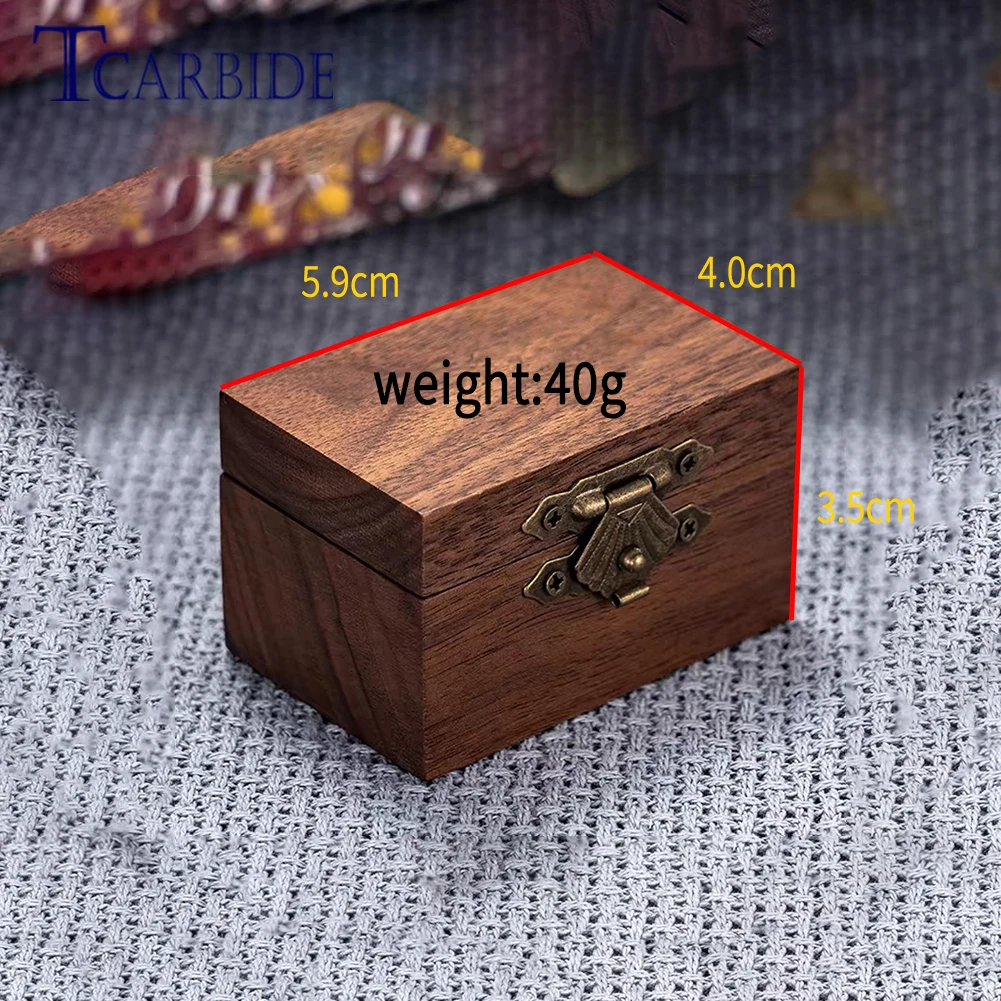 Unique Exotics Style Men Women Wooden Ring Box Fine Jewelry For Your Wedding