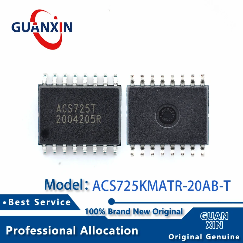 

100% New ACS725KMATR-20AB-T ACS725KMATR-20AB Marking ACS725T SOIC-16 ACS725