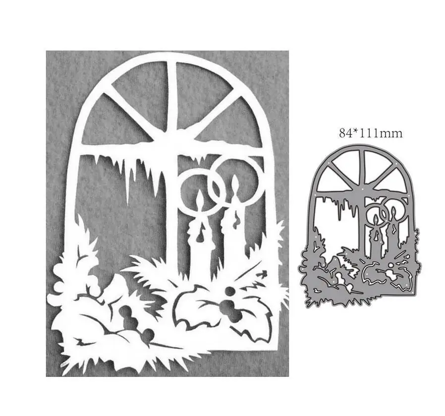 

candle metal cutting dies mold Scrapbooking decoration paper craft mould blade punch template Embossing stencils 1PCS