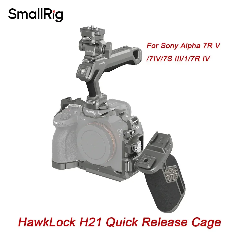 

SamllRig HawkLock H21 Quick Release Cage for Sony Alpha 7R V/Alpha 7IV/ Alpha 7S III/Alpha 1/Alpha 7R IV