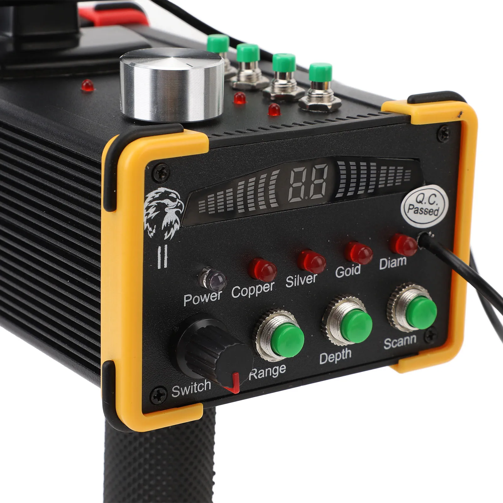 Tela subterrânea de exibição do detector de metais, posicionamento de alcance de 1000 metros, detector de metais de 15m de profundidade para cobre para prata