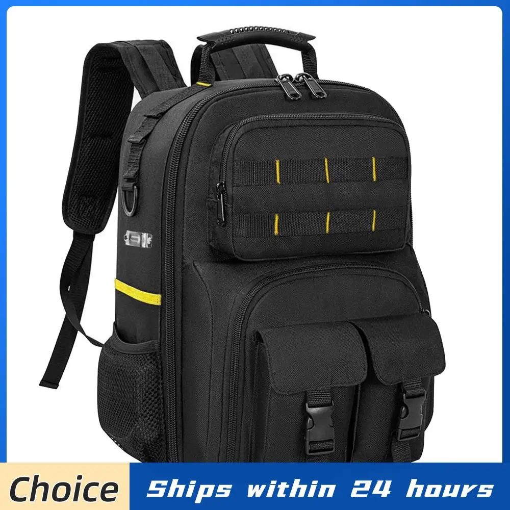 

Профессиональная водонепроницаемая сумка-рюкзак для инструментов, утолщенная, для строителей, сантехников и подрядчиков