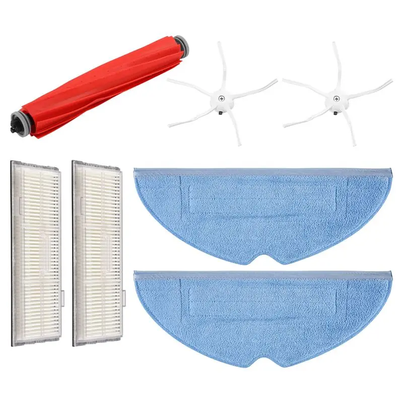 TAIGH-Accessories Kit For Roborock S7 S7 Plus T7S T7S Plus Robot Vacuum Cleaner With Main Side Brush Mop Pads Hepa Filters
