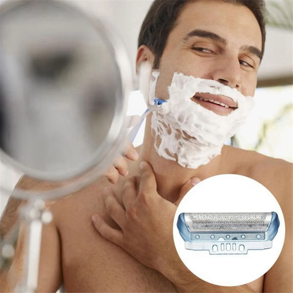 1Set Shaver Foil+Shaver Head for Braun 20S 2000 Series 1 2 3 4 2615 2675 2775 2865 2776 170 190 2864 Razor Screen Mesh