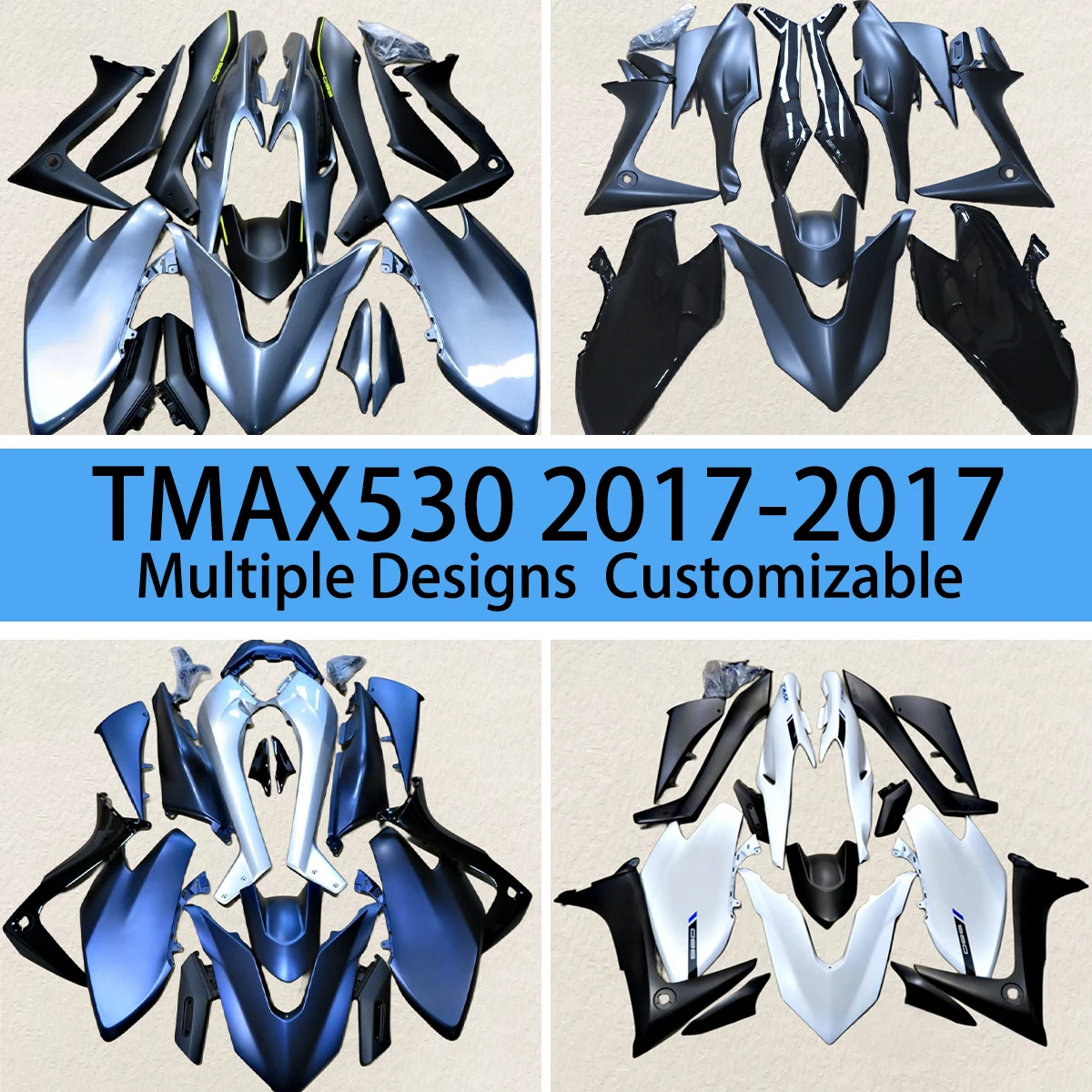 TMAX530 2017 2018 2019 Motorcycle Spare Parts Fairing Kit for YAMAHA TMAX 530 T-MAX530 17 18 19 Accessory Complete Fairings