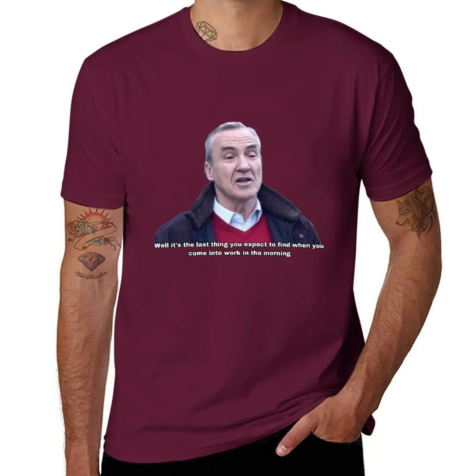 Mick Last Thing You Expect Gavin & Stacey T-Shirt summer clothes cute tops graphics slim fit t shirts for men