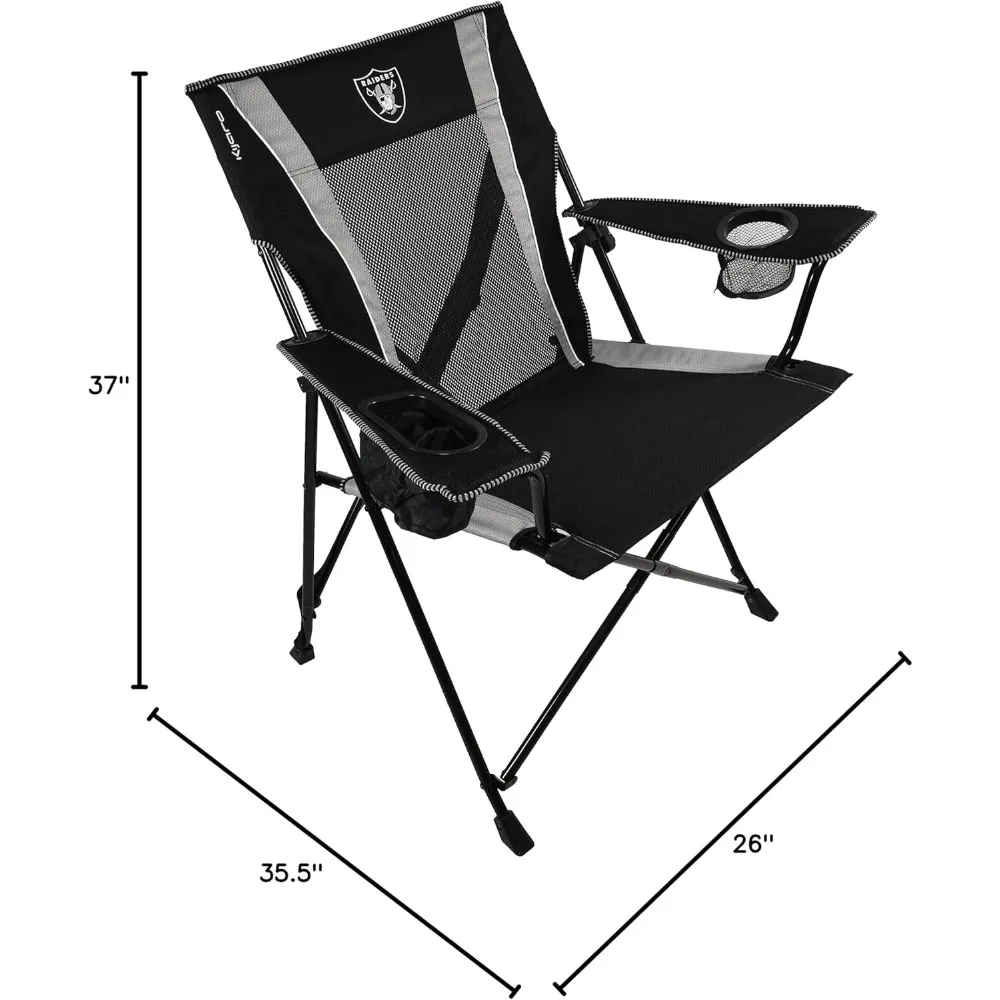 Sedia da campeggio pieghevole portatile a doppia chiusura - Kijaro