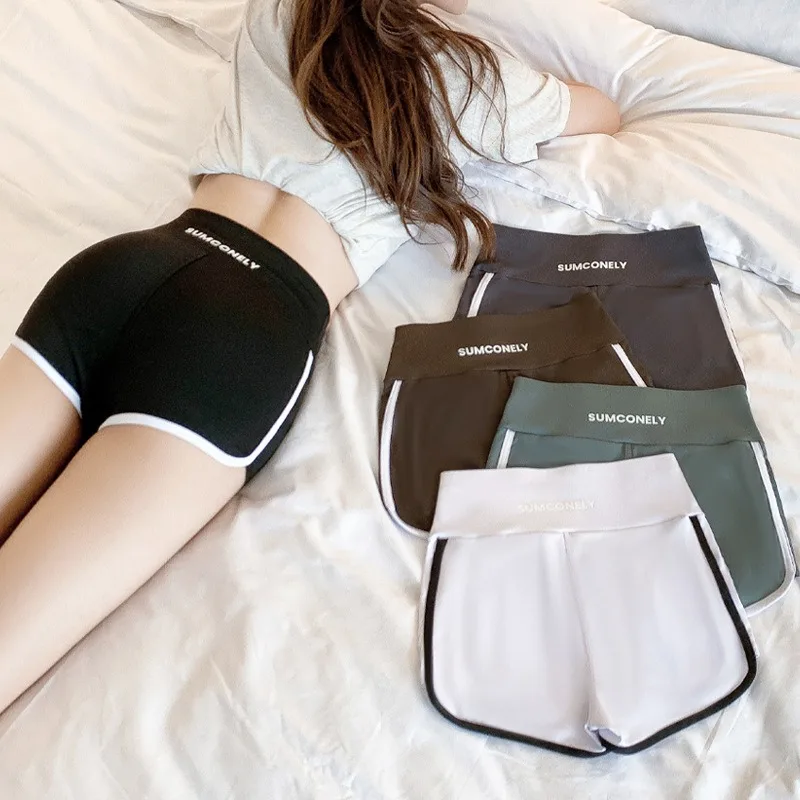 

Летние противоскользящие штаны для йоги, шорты для бега с подтяжкой ягодиц Icy Touch