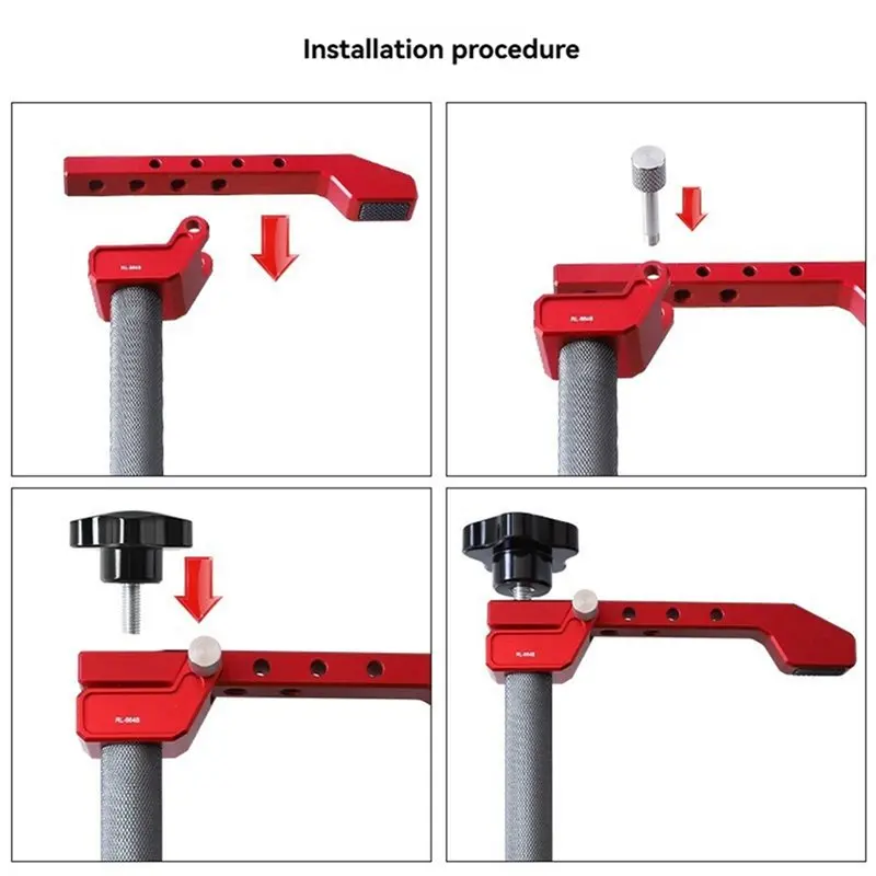 ABVJ-2X Bench Dog Clamp 19Mm Dog Hole Clamp Adjustable Aluminum Alloy Quick Acting Dog Clamp For Woodworking Clamps 19Mm