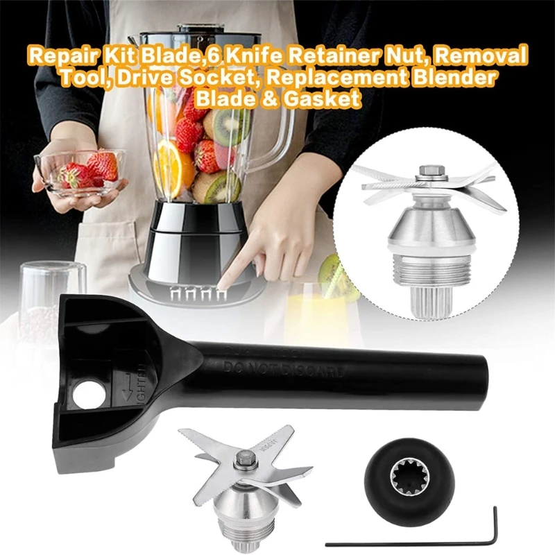 4pcs/set Wet Assembly Wrench Socket Fit for Series Blenders Mixer Parts with Removal Tool image 5