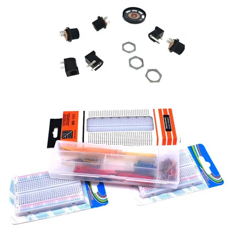 2110PCS Mega Electronic Component Kit Assortment, Capacitors, Resistors, LED, Transistors, Diodes, 1n270 Germanium, DC Jacks