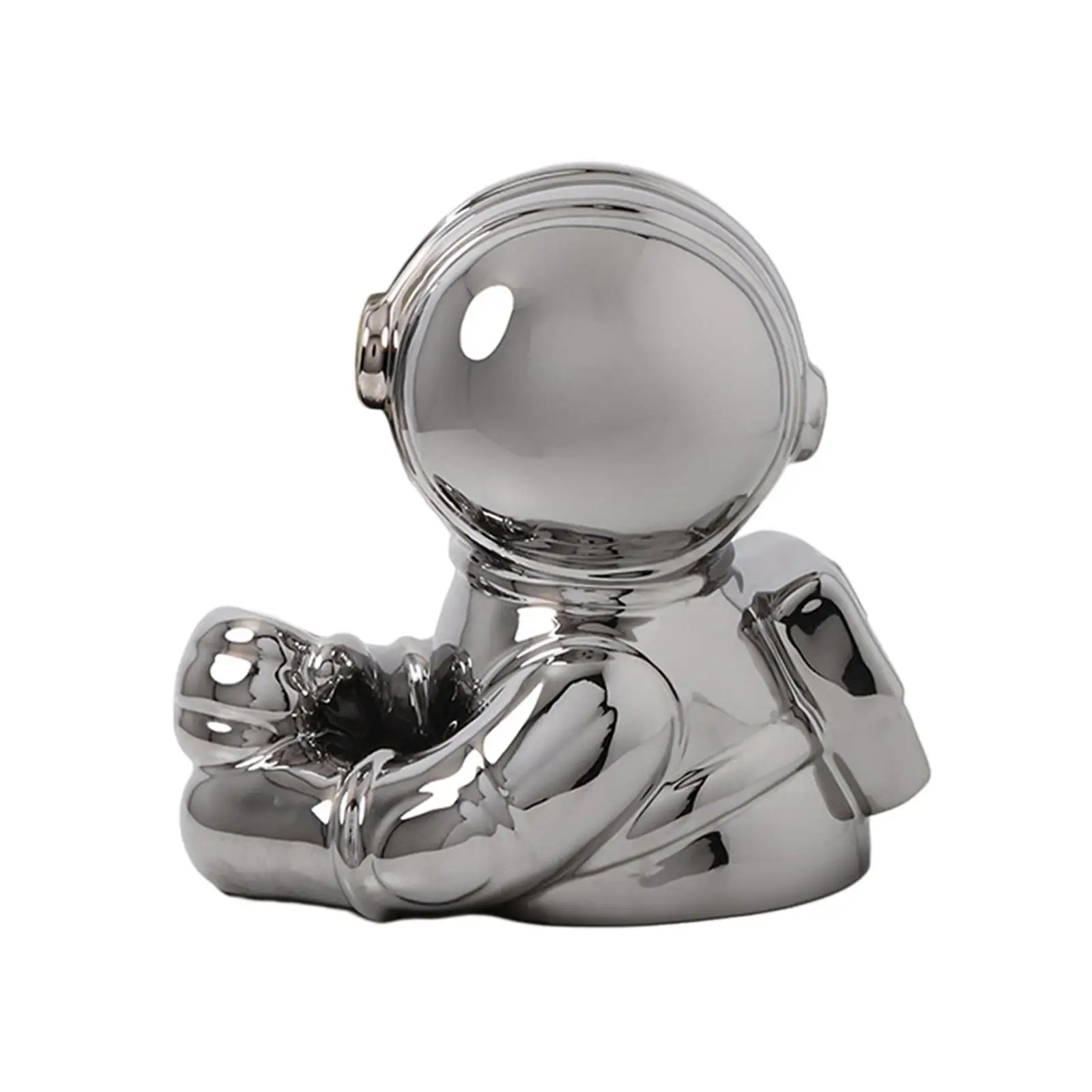 

Astronaut Statue Bottle Holder Collectible Multipurpose Figurine for Hallway Living Room Birthday Gift Farmhouse Home Decor