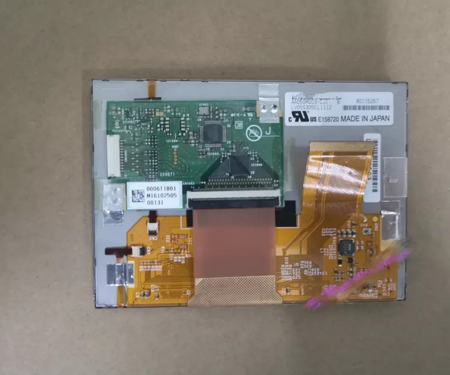 

5 inch AA050MG03-CJ1 LCD Display With Touch Screen