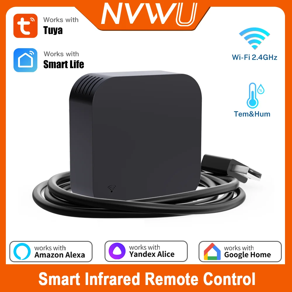 Tuya WiFi IR Remote APP Remote Control for Smart Home Replace TV DVD AUD AC Remote Work with Google Home SmartLife Yandex Alexa