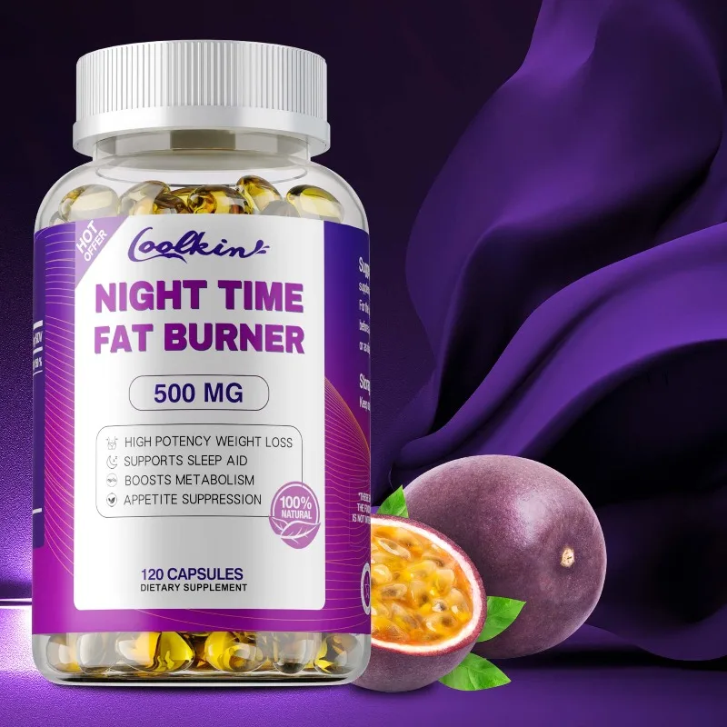 Night Time Fat Burning Capsule - Weight Management, Metabolism, Appetite Suppressant, Improve Mental Clarity, Enhance Immunity