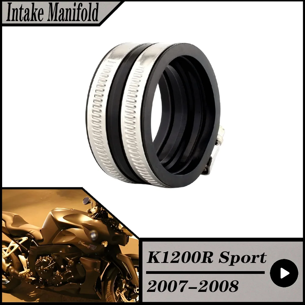 FOR BMW K1200R K1200 R K 1200 R 2007-2008 Motorcycle Carburetor Adapter Inlet Intake Pipe view 5