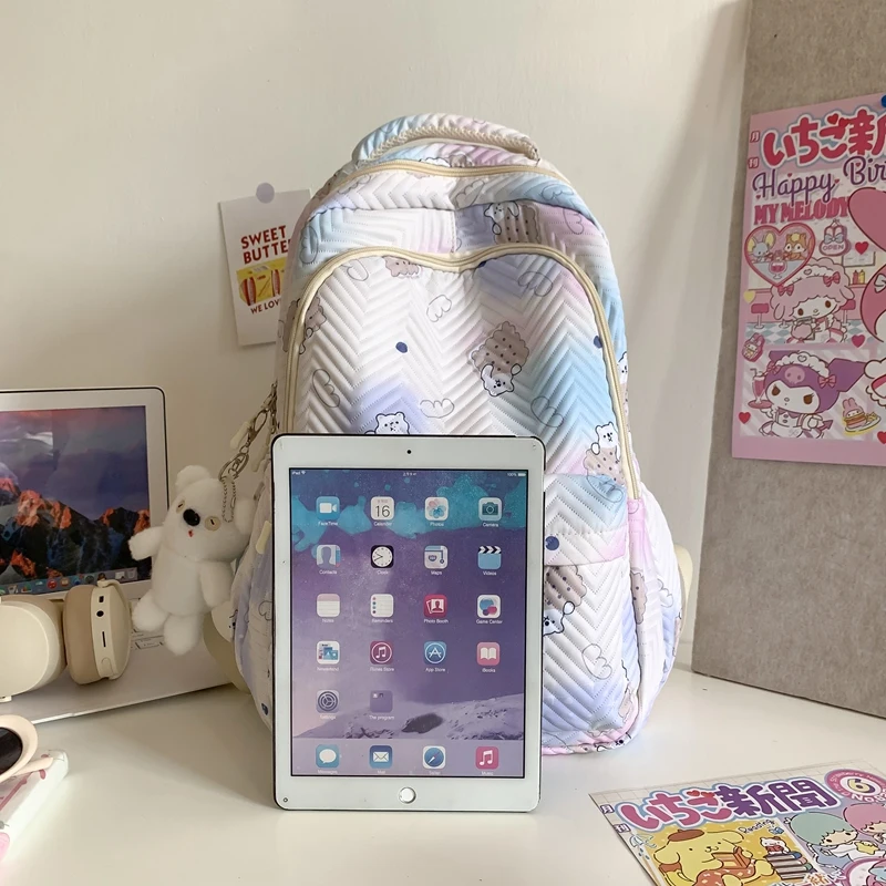 جديد أنثى الموضة قدرة عالية مقاوم للماء حقيبة ظهر للكلية العصرية المرأة محمول الحقائب المدرسية لطيف فتاة السفر حقيبة كتب باردة #4