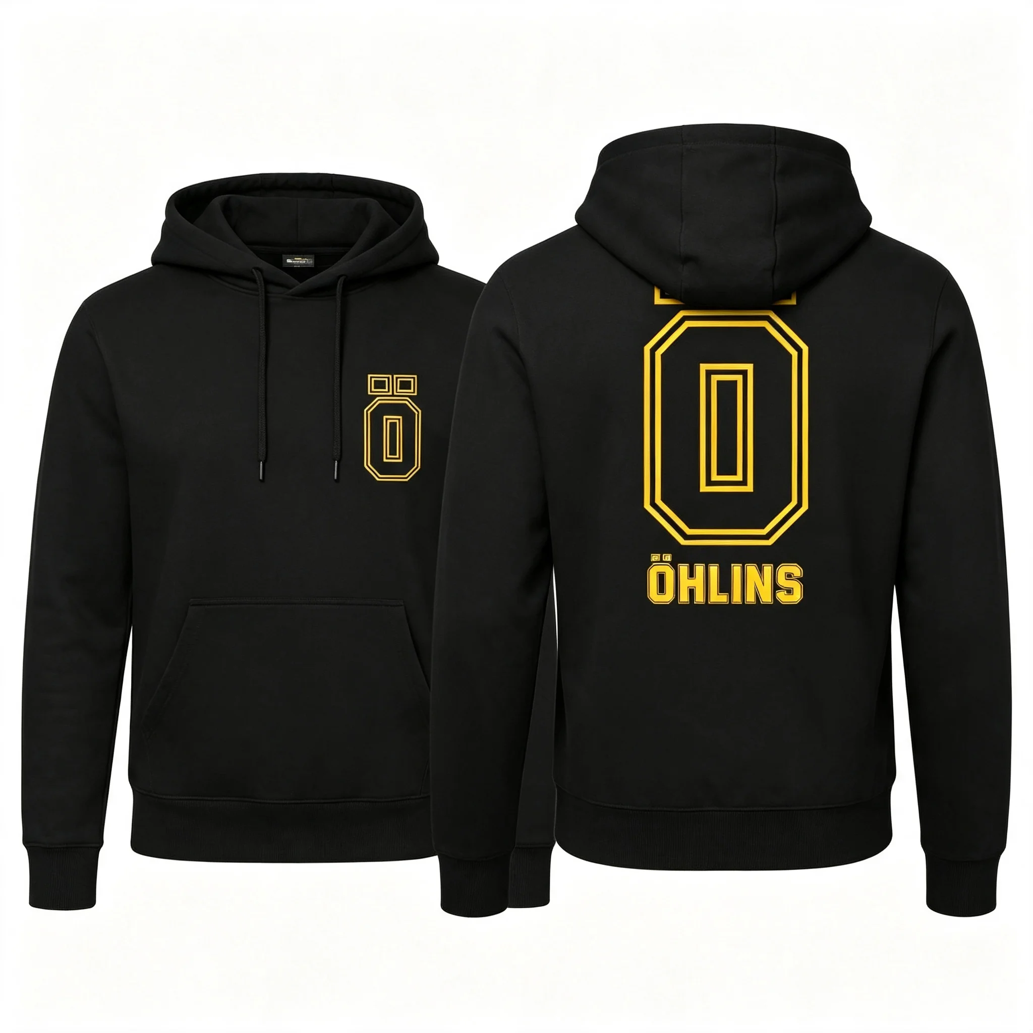 Herren Ohlins Shock Suspension Auto Motorrad Sport Racing Hoodie Herbst Casual Oversized Herren-Hoodie – Detail 4
