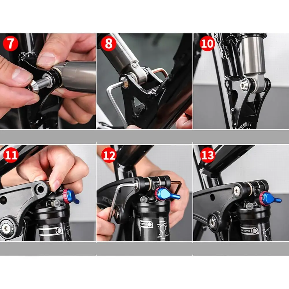 

Задняя амортизаторная втулка MTB, наружный диаметр 15 мм, 22–68 мм, втулка DU, мягкий хвост, внутренний диаметр 12,7 мм, задний амортизатор для велосипеда