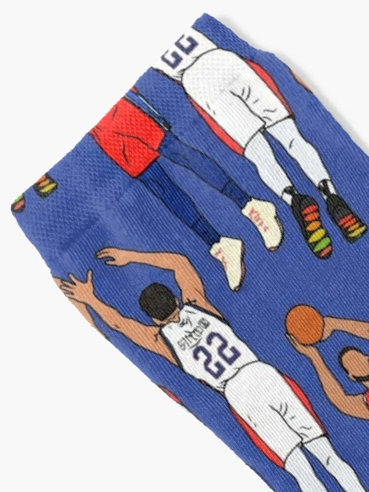 Ben Simmons Makes His First Three Socks Compression Stockings Women Men'S Soccer Sock