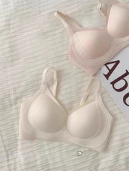 Seamless Wireless Bra Women Push-Up Gel Support Anti-Sagging Bralette Side Coverage Lift Comfort Bras Small Chest No Underwire