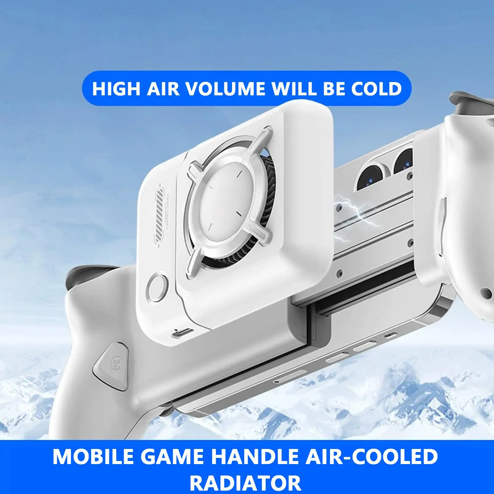 Stretching Gamepad Radiator Gamepad Cooler Three-Gear Adjustable Low Noise Radiator For MEMO S 2/S3 Extendable Handle Radiator