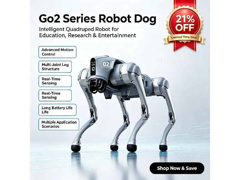 AI Robot Dog with Voice Interaction & Graphic Programming, Smart Electronic Pet for Kids and Adults