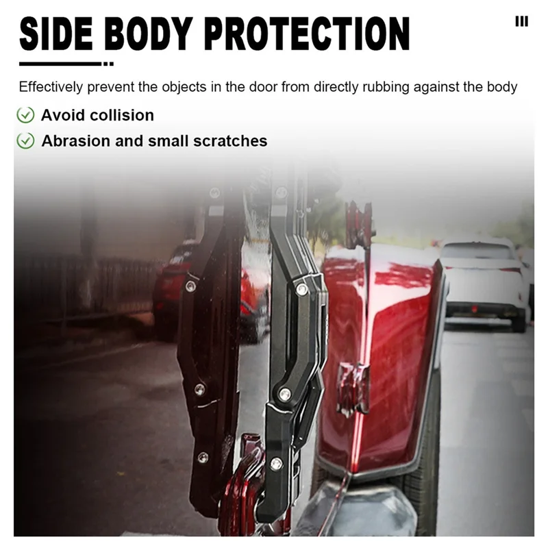 AEA7-For Jeep Wrangler Jk Jku Jl Jlu 2007-2021 سيارة قابلة للطي خطوة الباب المفصلي خطوة القدم دواسة طوي أجزاء الملحقات