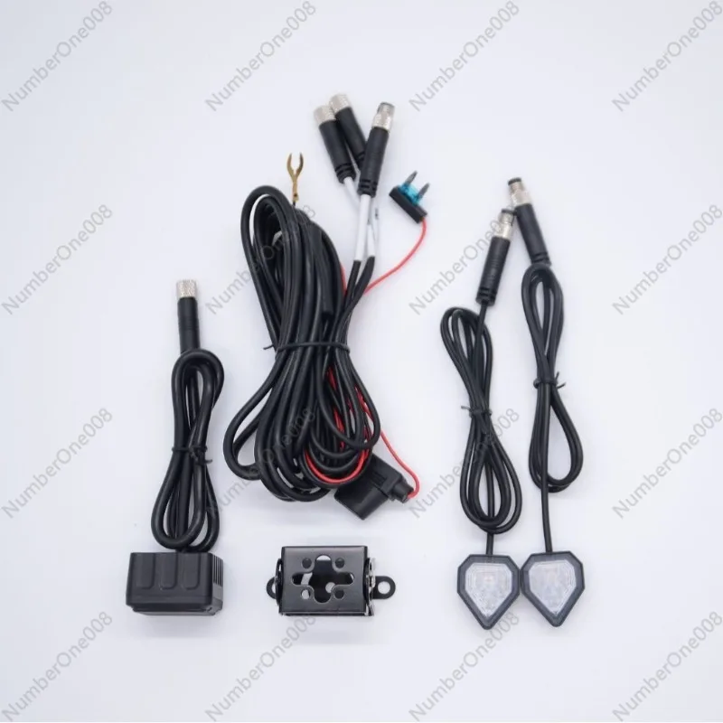Motorcycle 77GHz Radar BSD System 50m Range Blind Spot Detection Lane Change Assist Sensor for Bike Safety