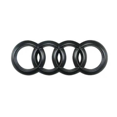 4 Rings ABS Car Front Hood Emblem Bonnet Logo Rear Logo for Audi A3 A6L A7 A1 A2 A8 A4 A5 Q3 Q5 Q7 Q8 Q2L TT Q6 RS3 RS4 RS5 RS6 10 best sales lada logo - №10