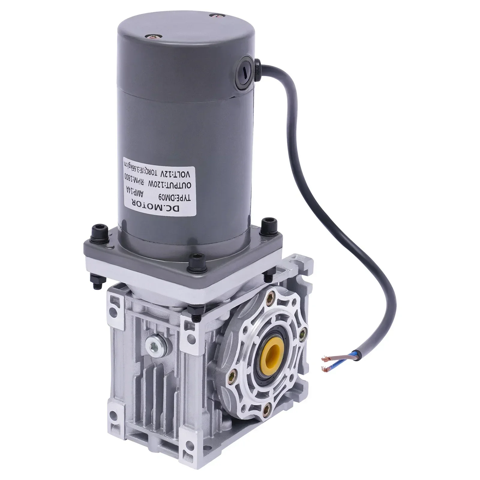 Motor de engranaje helicoidal de 12 V CC, caja de cambios reductora de engranaje helicoidal de 120 W, motor de engranaje eléctrico de 1800 RPM 50 K, motores industriales de reducción de engranajes