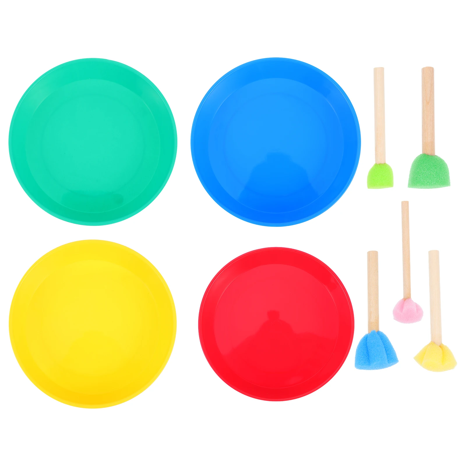 

1 set Children Paint Brush Set Color Drawing Brushes Safe Durable Plastic Art Craft Supplies Kids Painting Tool