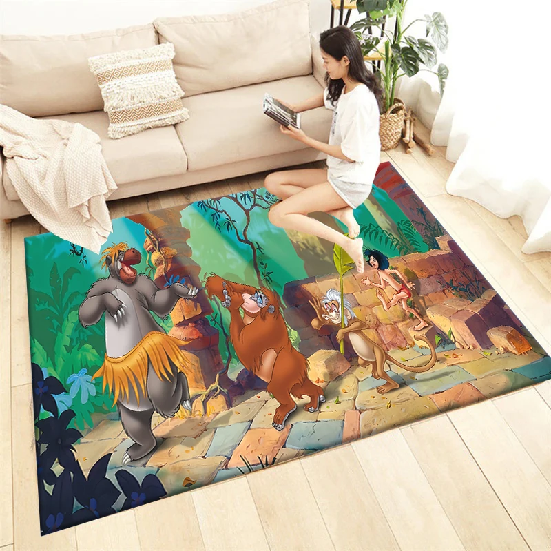 MINISO The Jungle Book Printed Carpet.Living Room Mats Sofa Coffee Table Large Area Rug,Kitchen,Bathroom,Balcony Carpets,DoorMat